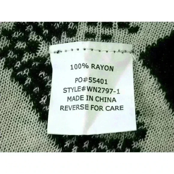 Timing duster open cardigan vest Small / Medium tribal festival black beige - Picture 7 of 9